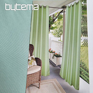Dekorativer Outdoor-Vorhang GAIA GREEN Ringe