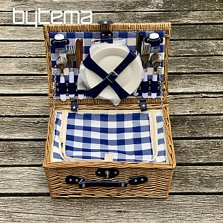 Picknickkorb GARDEN braun für 4 Personen