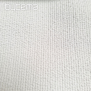 Luxuriöser einfarbiger Designer Dekostoff GERSTER 77052/10 WHITE