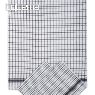 Handtücher schwarz-weiß kleiner Würfel 50x70cm 3St