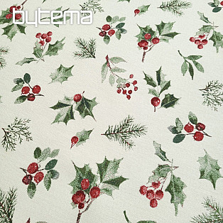 Luxuriöser Dekorationsstoff HOLLY GREEN