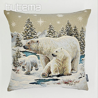 Weihnachts-Gobelinbezug EISBÄREN