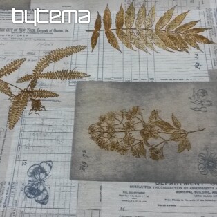 Dekorationsstoff HERBARIUM braun