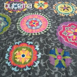 Teppich MANDALA braun