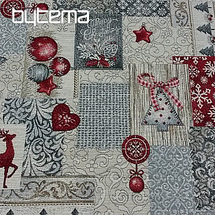Gobelin-Tischdecke und Schal MODERN CHRISTMAS