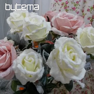 Rose weiße 65 cm