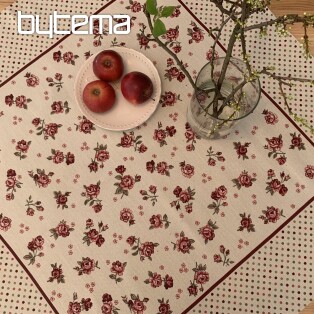 Gobelin-Tischdecke und Schal ROSEN