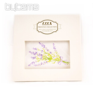 Stofftaschentücher für Damen - handbedrucktes Taschentuch Lavendel 1 Stück