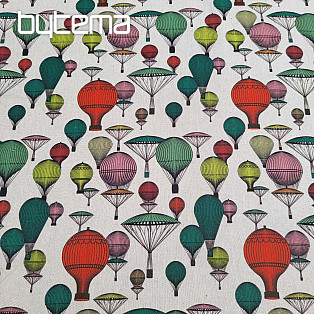 Dekorationsstoff BALLOON GLOBE 701 Digitaldruck