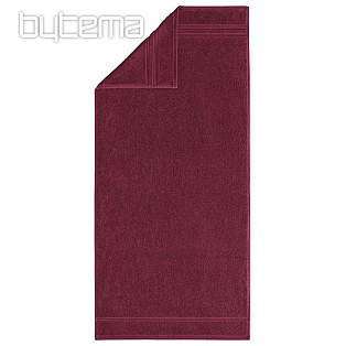 Luxushandtuch und Badetuch MANHATTAN GOLD 291 bordeauxrot