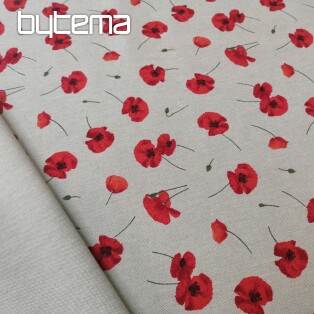 Dekorationsstoff MOHN POPPY