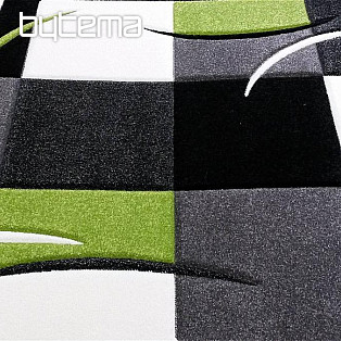 Teppich modern MOND MERINO grün