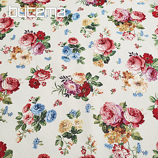 Gobelinstoff ROMANTISCHE ROSE