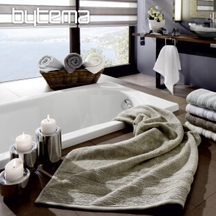 Luxus Handtuch und Badetuch EGERIA beige