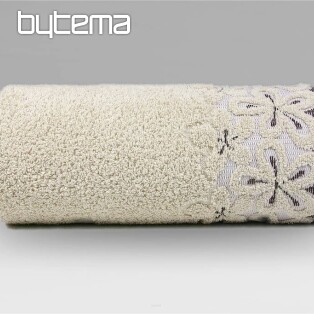 Luxushandtuch und Badetuch BELLA beige
