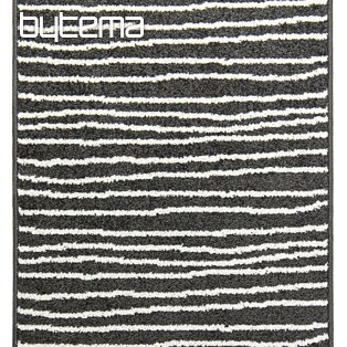 Stück Teppich LOTTO Streifen schwarz / weiß
