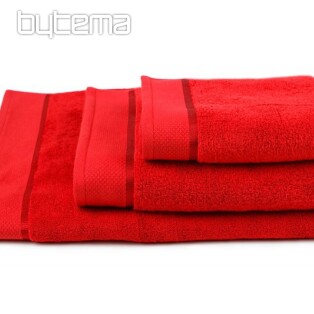 Handtuch und Badetuch MICRO rot