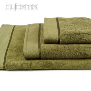 Handtuch und Badetuch MICRO dunkelgrün