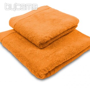 Handtuch und Badetuch MIKRO Orange-Senf