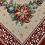 Weihnachtstapeten Tischdecken und Schals CHRISTMAS STAR II rot