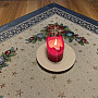 Weihnachtsteppiche Tischdecken und Schals CHRISTMAS STAR II blau
