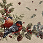 Gobelin-Tischdecke und Schal BULL BIRD