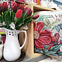 Vase LACE JUG weiß
