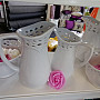Vase LACE JUG weiß