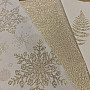 Weihnachtstischdecken und Schals LEAFS I GOLD