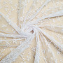 Luxuriöser bestickter Vorhang TINY WHITE Twig