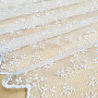 Luxuriöser bestickter Vorhang TINY WHITE Twig