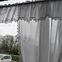 Fertiger Vorhang - Set: 2 Stück Vorhänge 1 Stück mit Spitze gerüscht