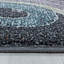 Luxuriöser Kinderteppich FUNNY Einhorn grau