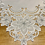 Bestickte Weihnachtstischdecke Silver Star