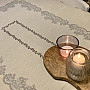 Gobelin-Tischdecke und Schal LAVENDER LACE