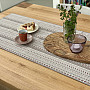 Tischdecke und Schal TOSCANA VALERY RIGA BORDON STRIPE