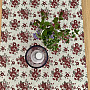 Tischdecke und Schal TOSCANA VALERY FLOWER BORDO