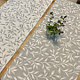 Tischdecke und Schal NIGHT LEAFS grau
