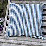 Kissenbezug TOSCANA MULTI STRIPE blau