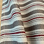 Tischdecke und Schal TOSCANA VALERY MULTI STRIPE bordeaux