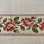 Bestickte Tischdecke und Schal ROSEN