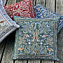 Gobelin-Kissenbezug WILLIAM MORRIS burgunderrot