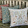 Gobelin-Kissenbezug WILLIAM MORRIS burgunderrot