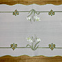Bestickte Tischdecke und Schal SCHNEEWITTCHEN