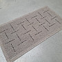 Teppich Bouclé FLOORLUX 20008 Linien silber-schwarz