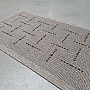 Teppich Bouclé FLOORLUX 20008 Linien silber-schwarz