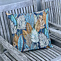 Gobelin-Kissenbezug SAFIA BLUE