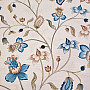 Dekorationsstoff DAKOTA BLUE KLEINE BLUMEN