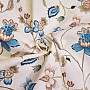 Dekorationsstoff DAKOTA BLUE KLEINE BLUMEN