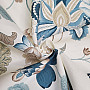 Dekorationsstoff MONTANA 48 BLAU GROSSE BLUMEN